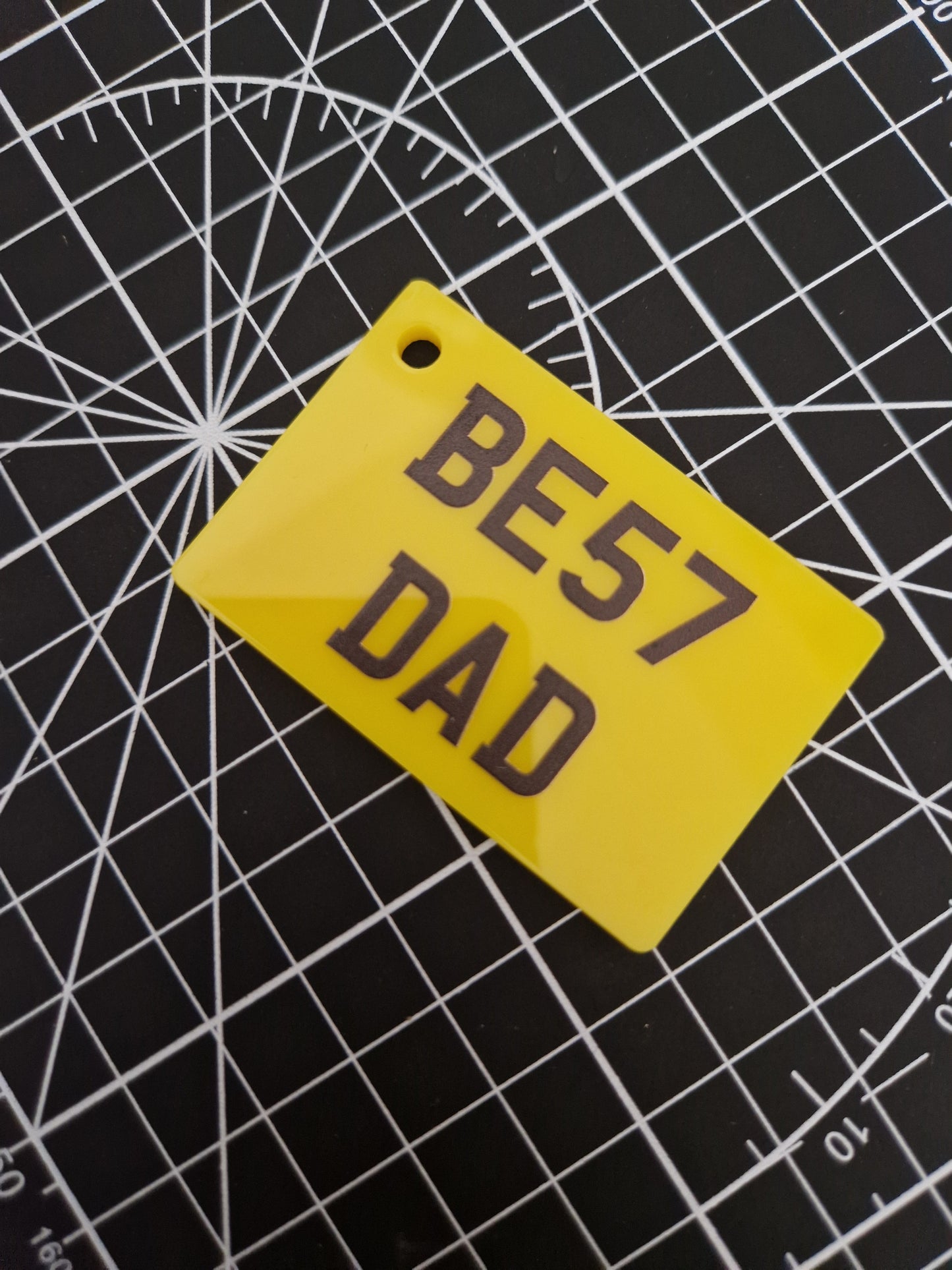 BE57 DAD keyring
