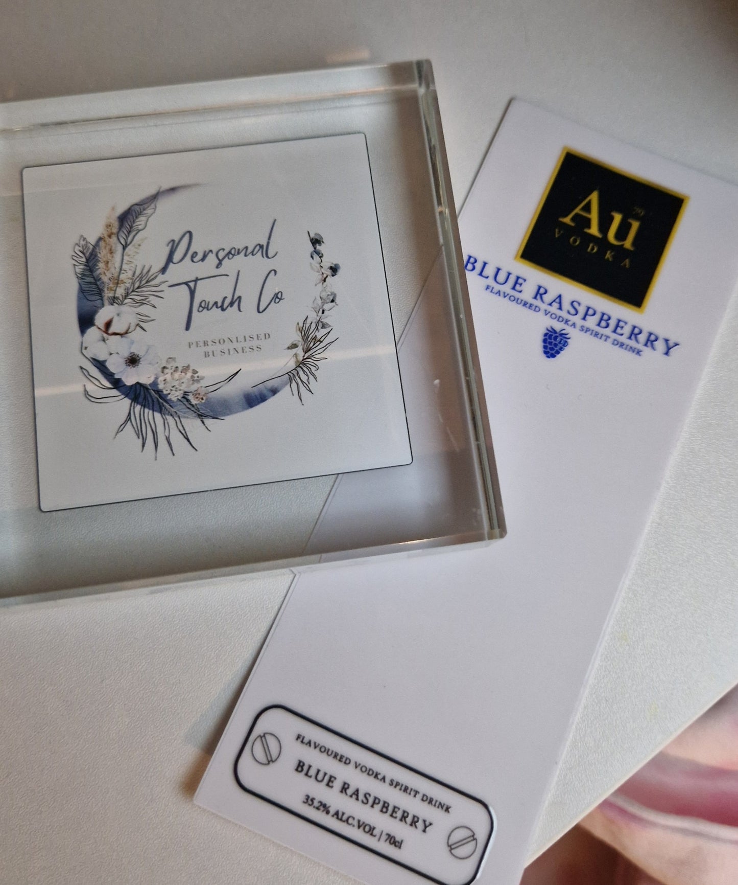 AU BLUE RASPBERRY UV DTF