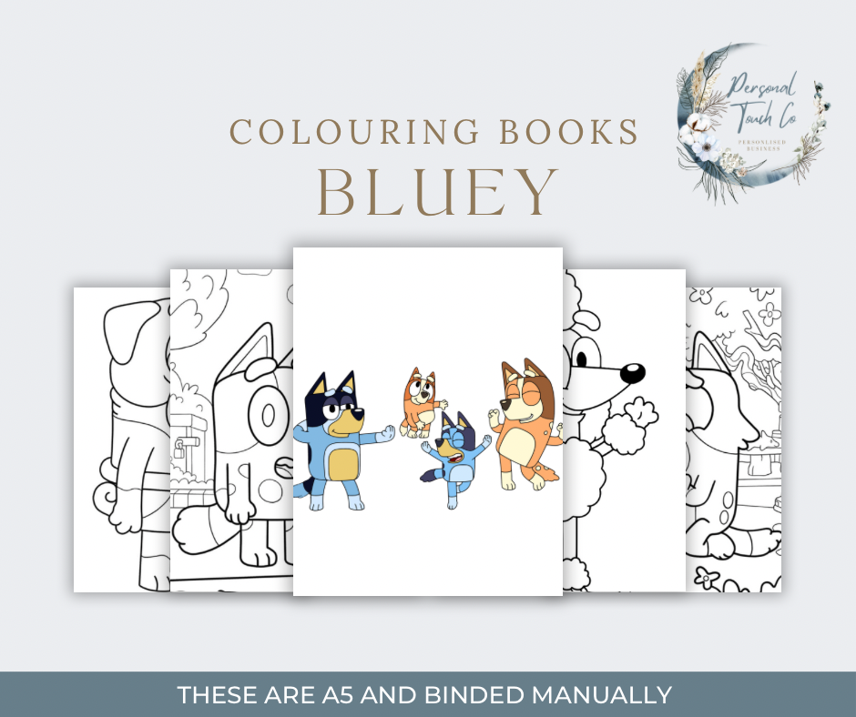 Bluey colouring book