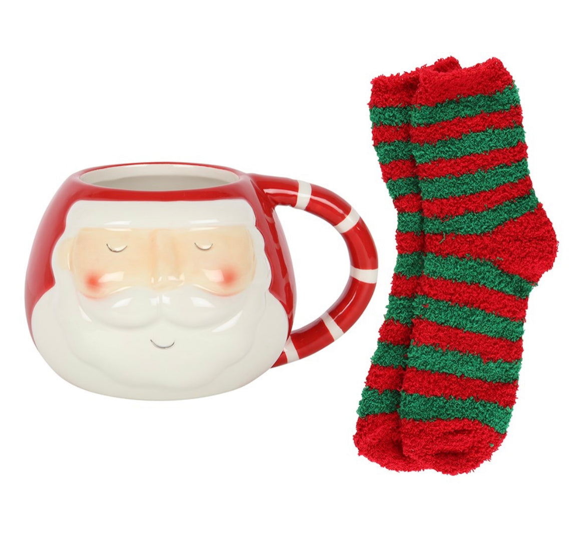 SANTA MUG AND SOCKS SET