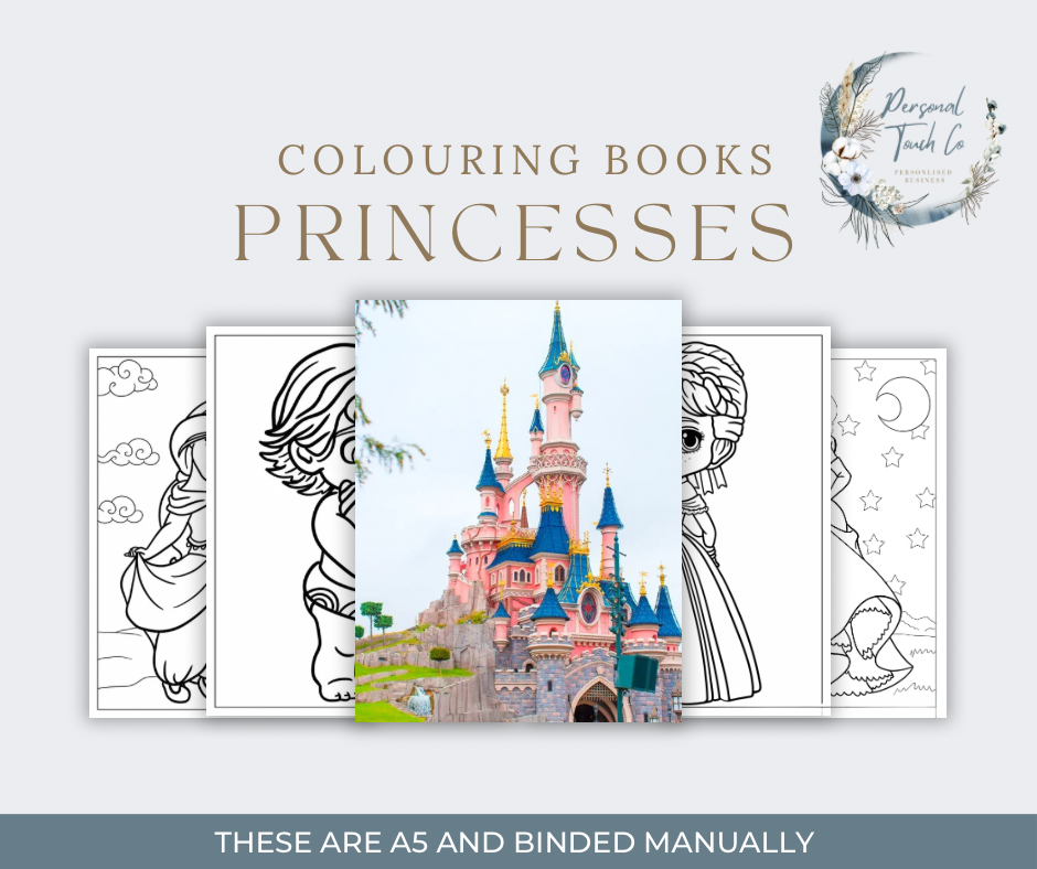 Princess colouring book