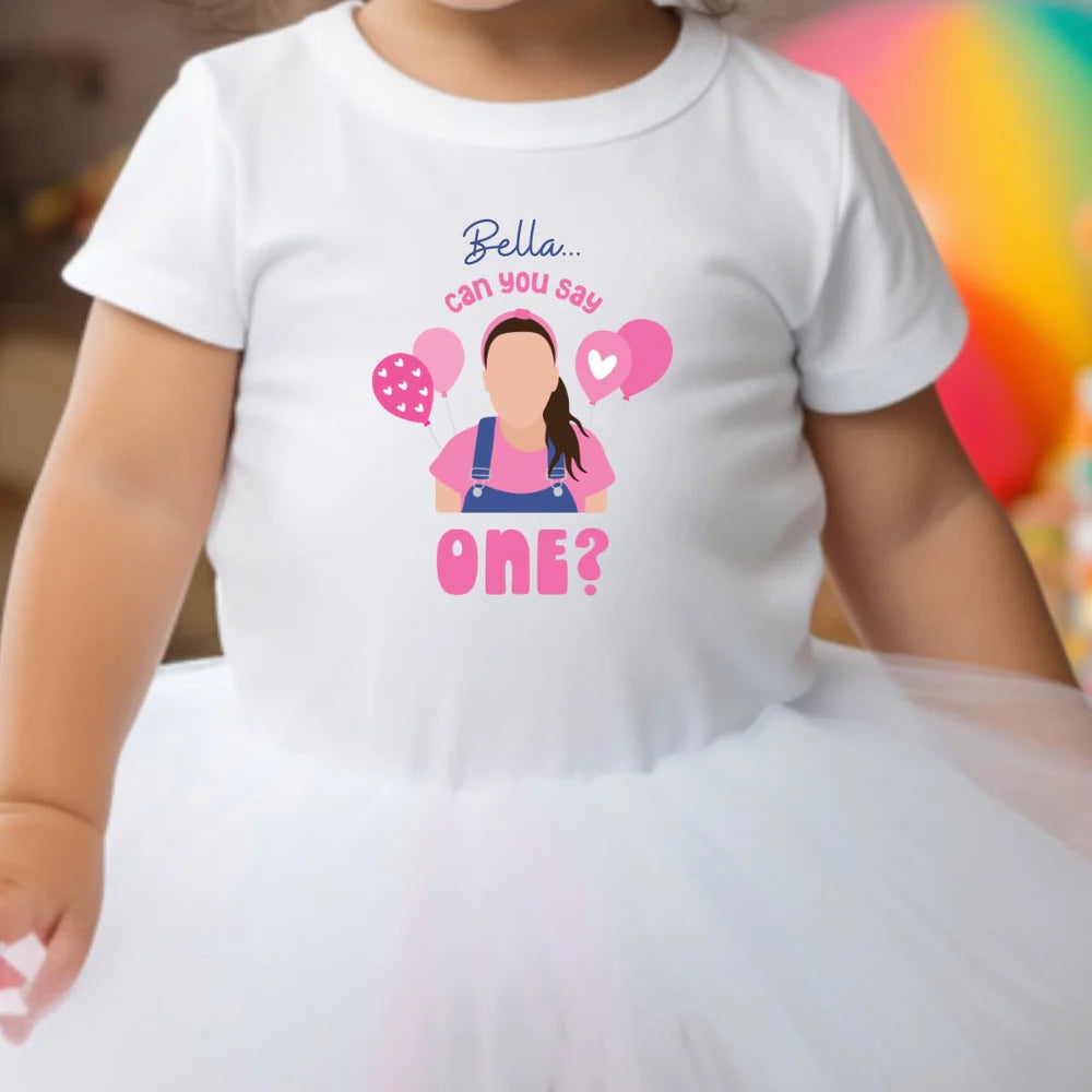 DTF TRANSFER - SAY ONE (PINK)