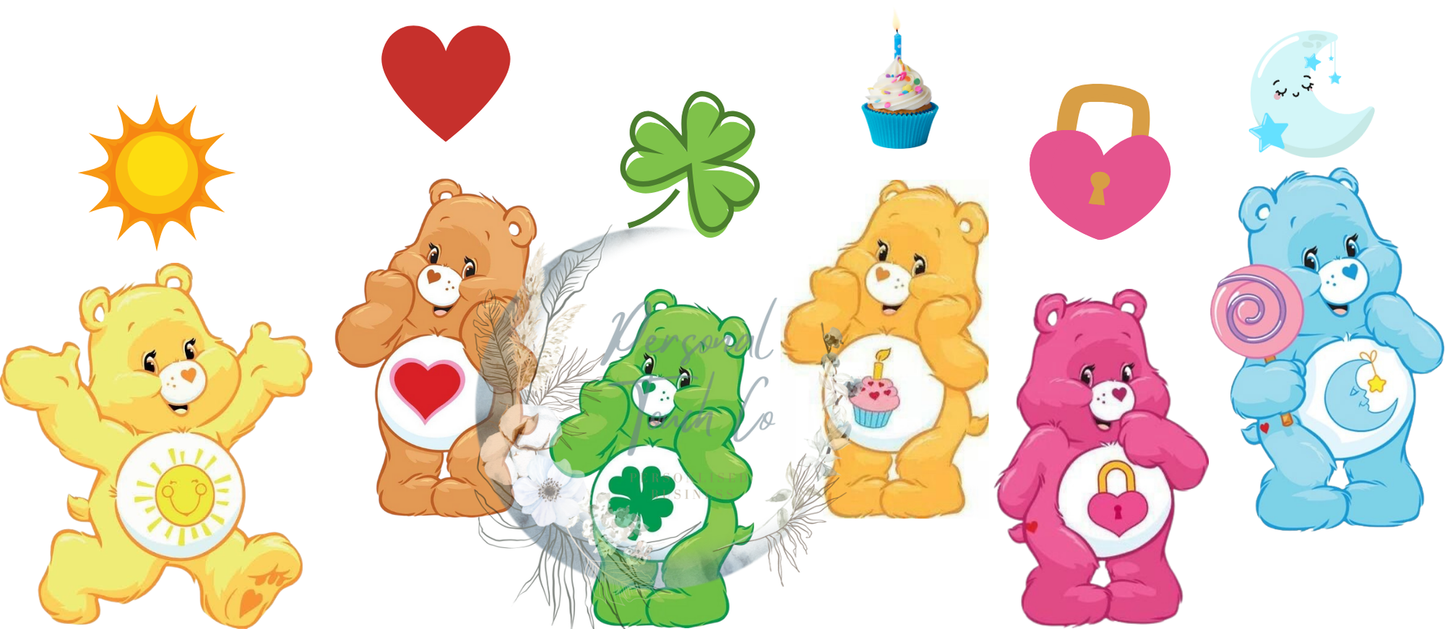 Carebears uv dtf