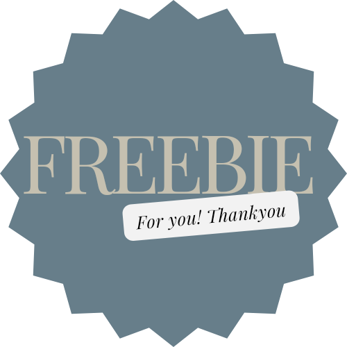 Freebie stickers - 1 sheet