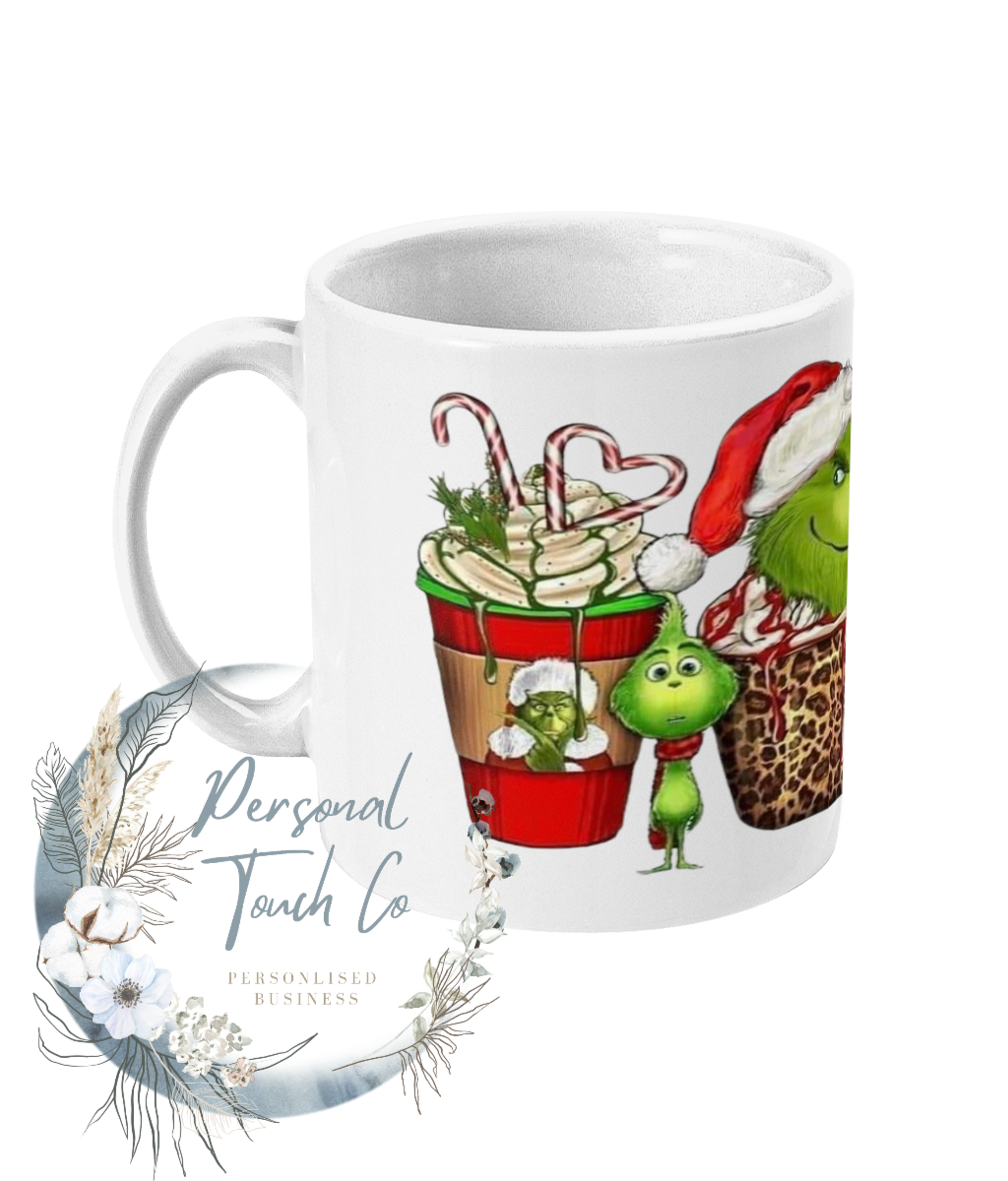 Grinch drink mug