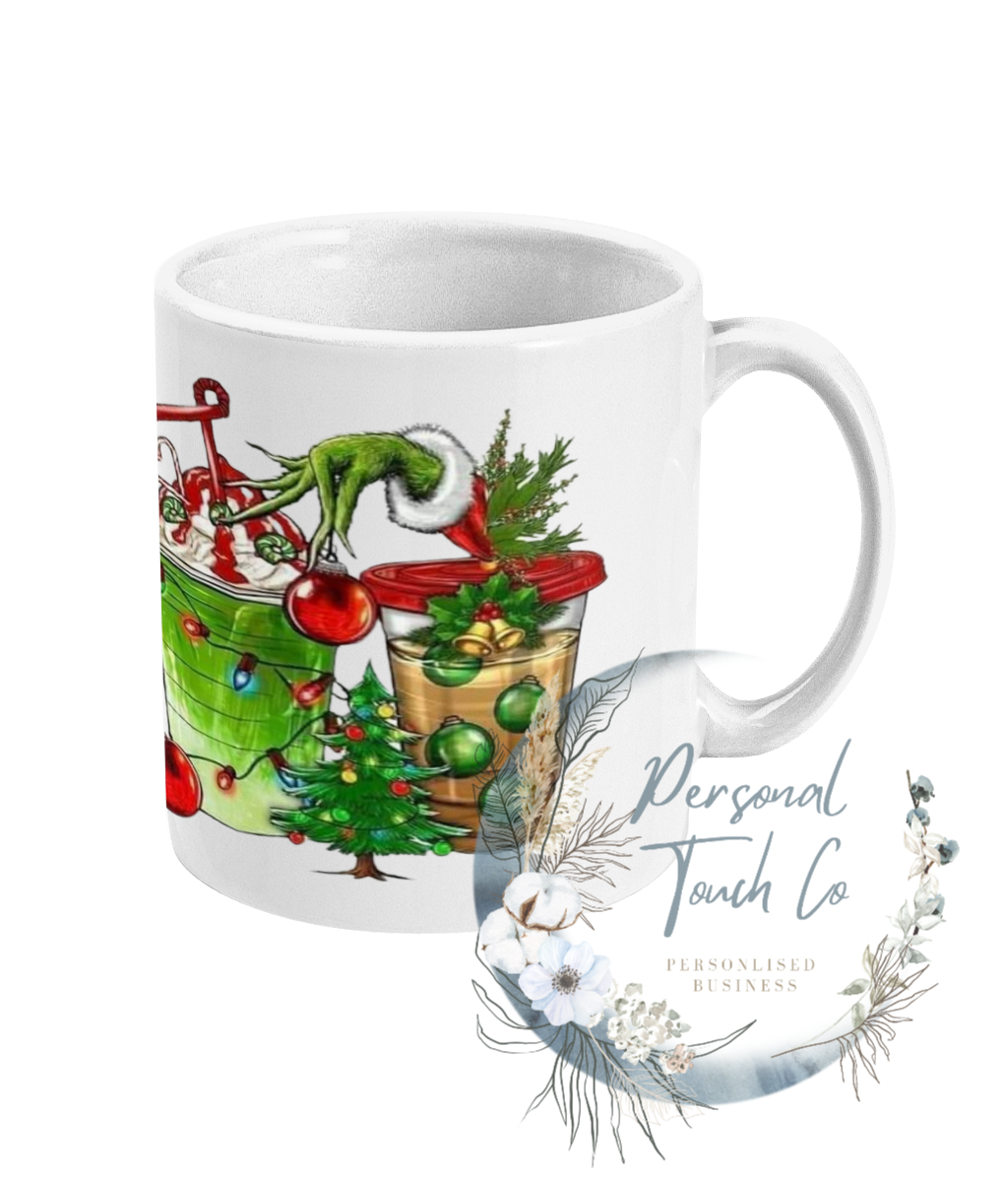 Grinch drink mug