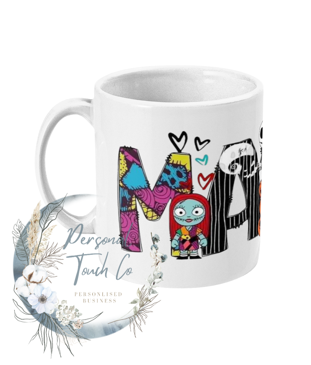 Mama jack skeleton mug