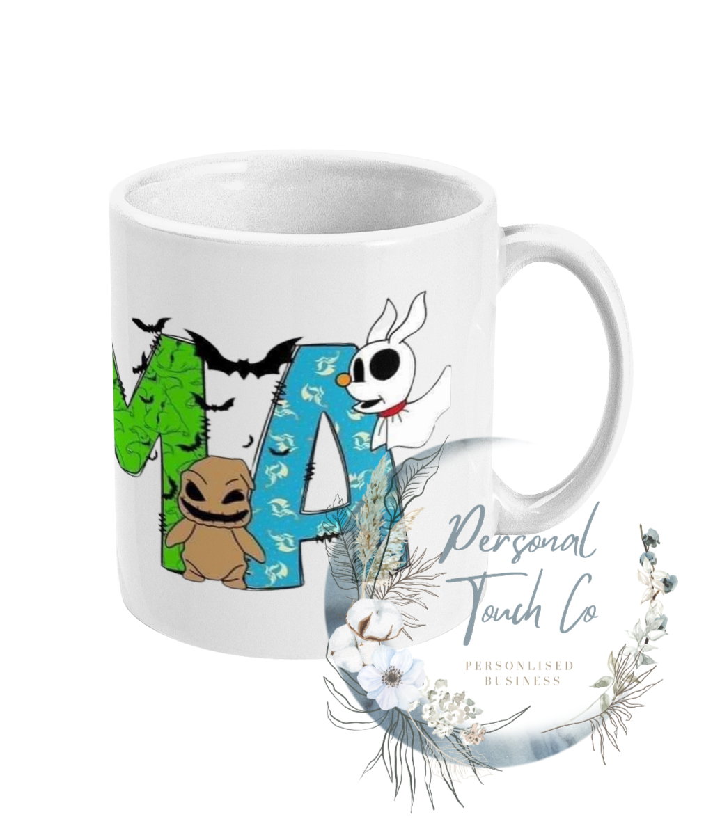 Mama jack skeleton mug