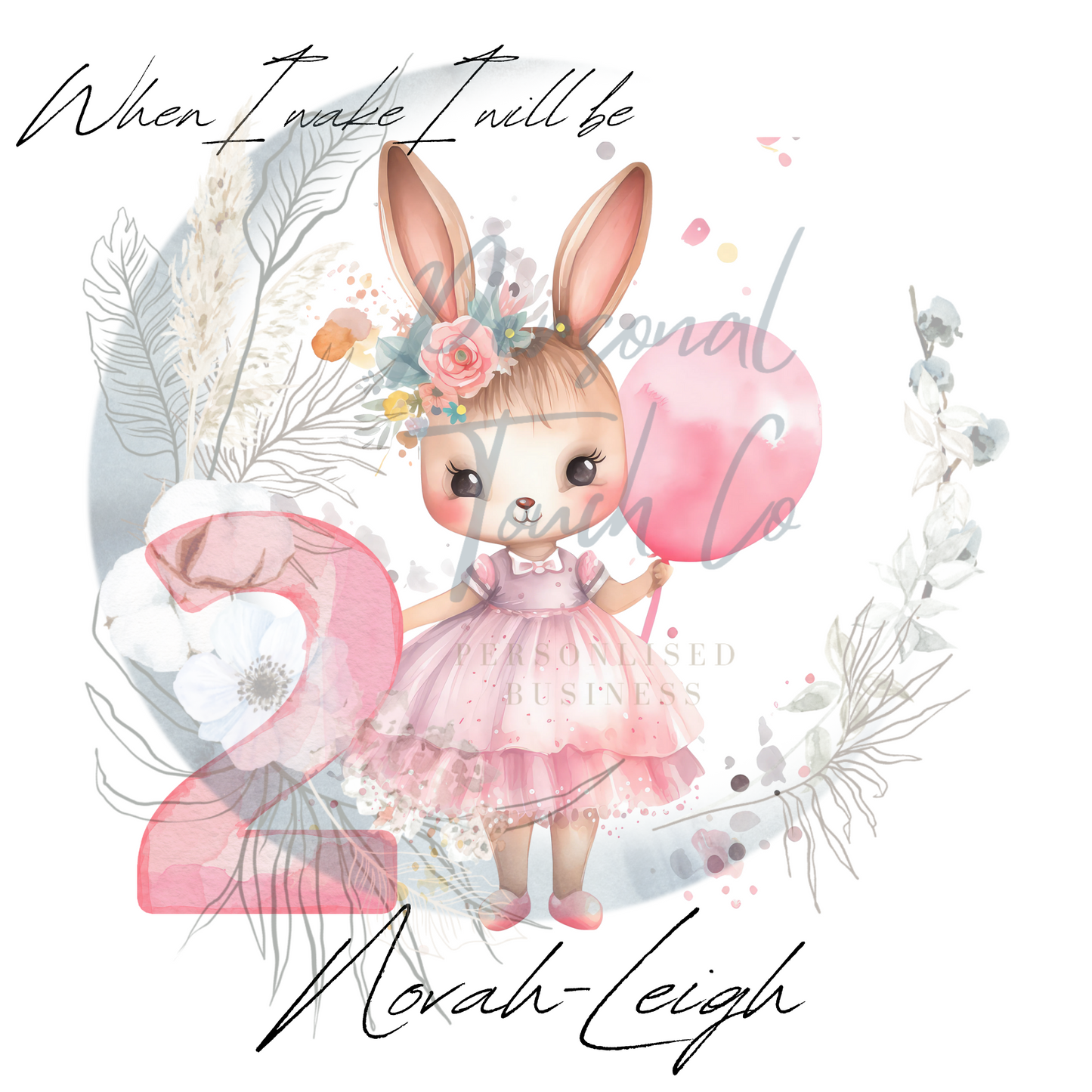 When I wake up I will be ... rabbit (DTF)