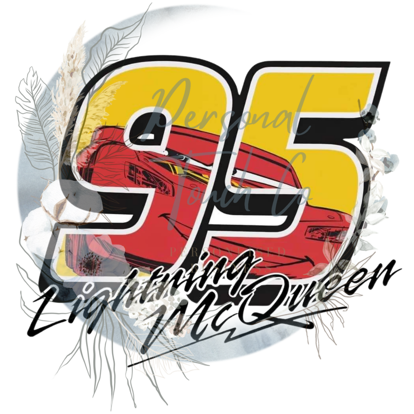 95 lightening mcqueen UV-DTF 8cm