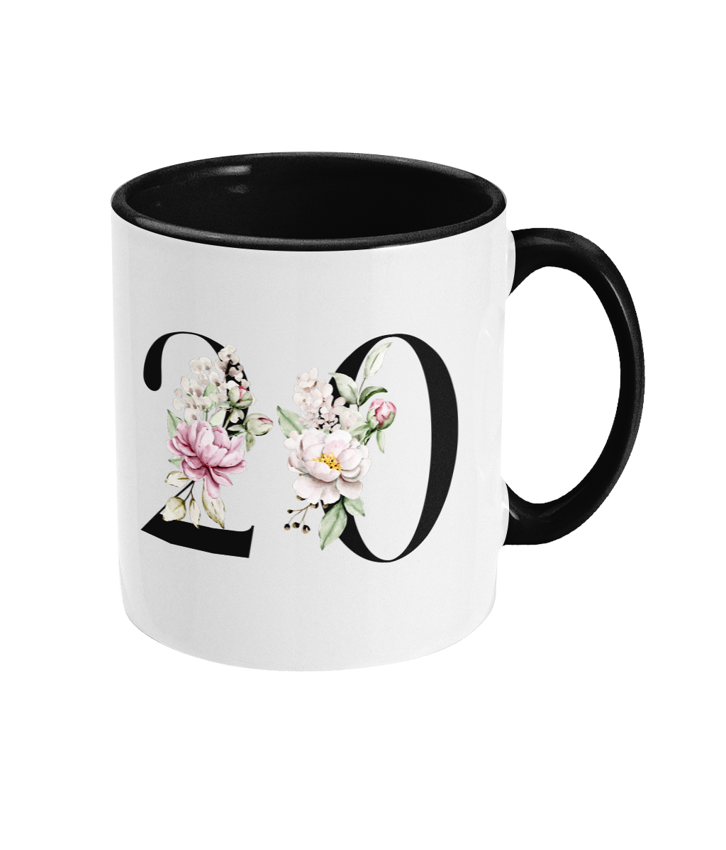Birthday age mugs