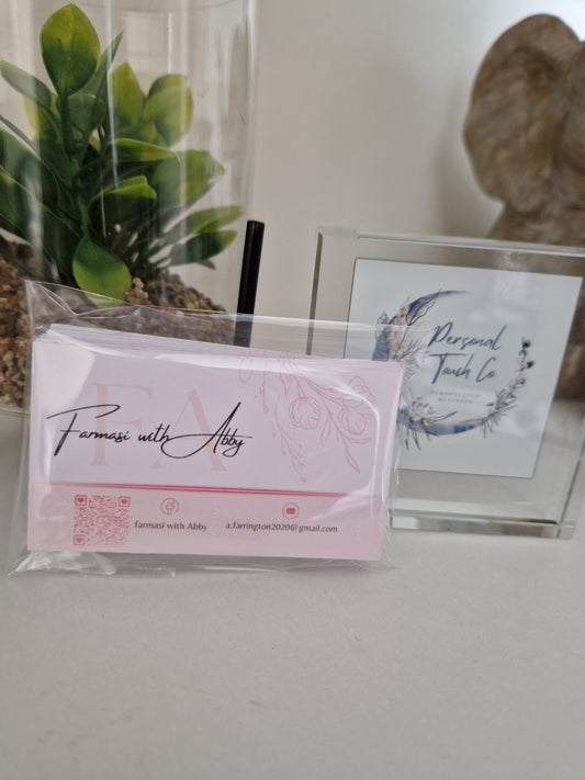 Farmasi custom business card
