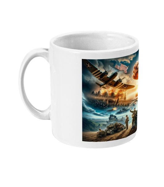 Personalised World war mug