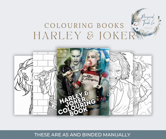 Harley & joker colouring book