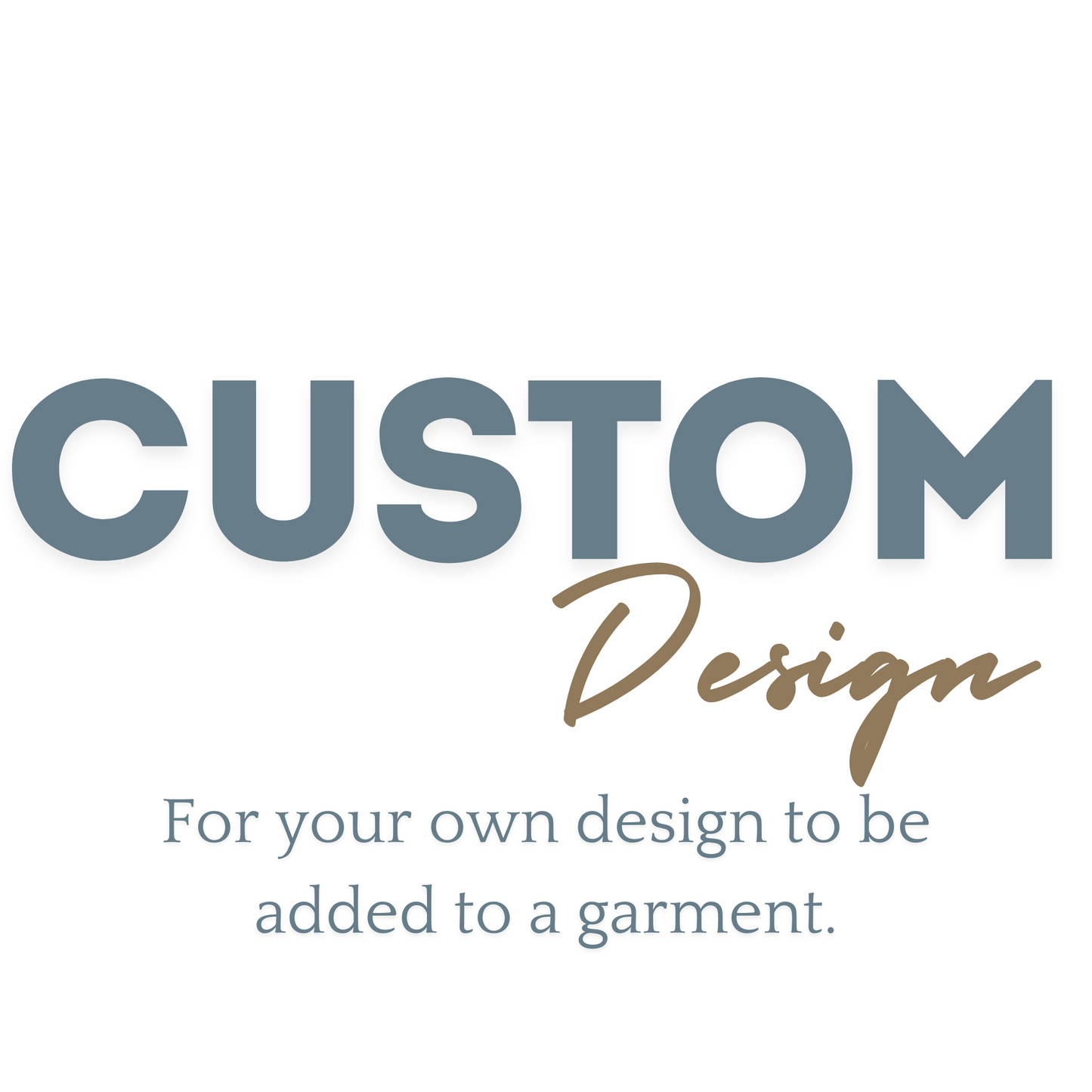 Custom UV DTF design