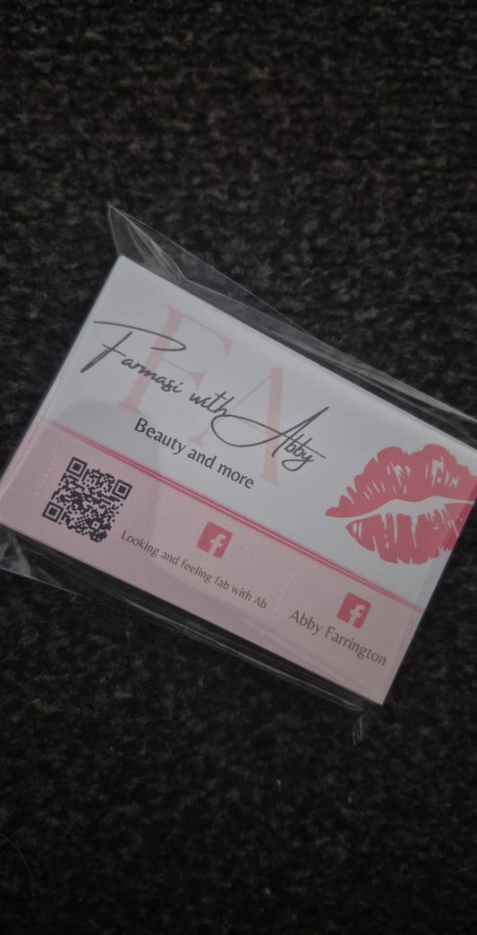 Custom double-sided business cards