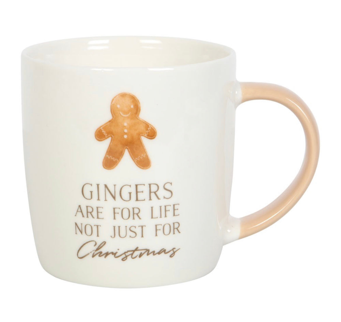 GINGERS ARE FOR LIFE CHRISTMAS MUG