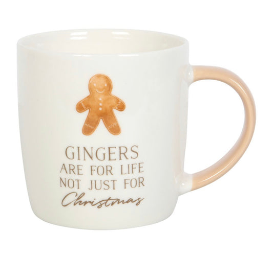 GINGERS ARE FOR LIFE CHRISTMAS MUG