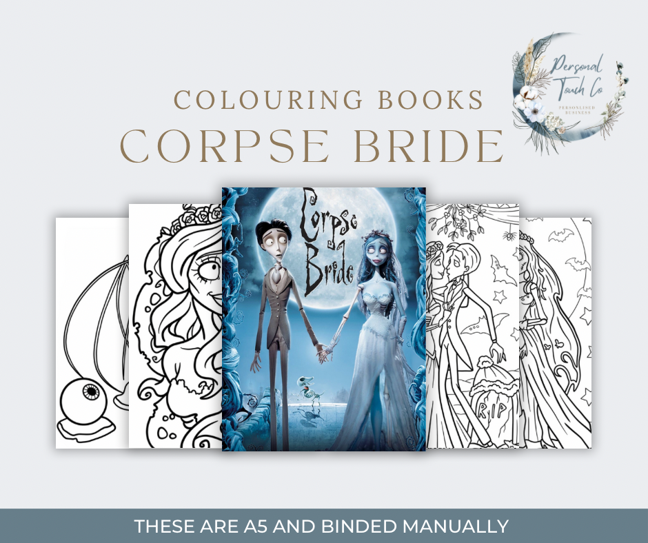 Corpse bride colouring book