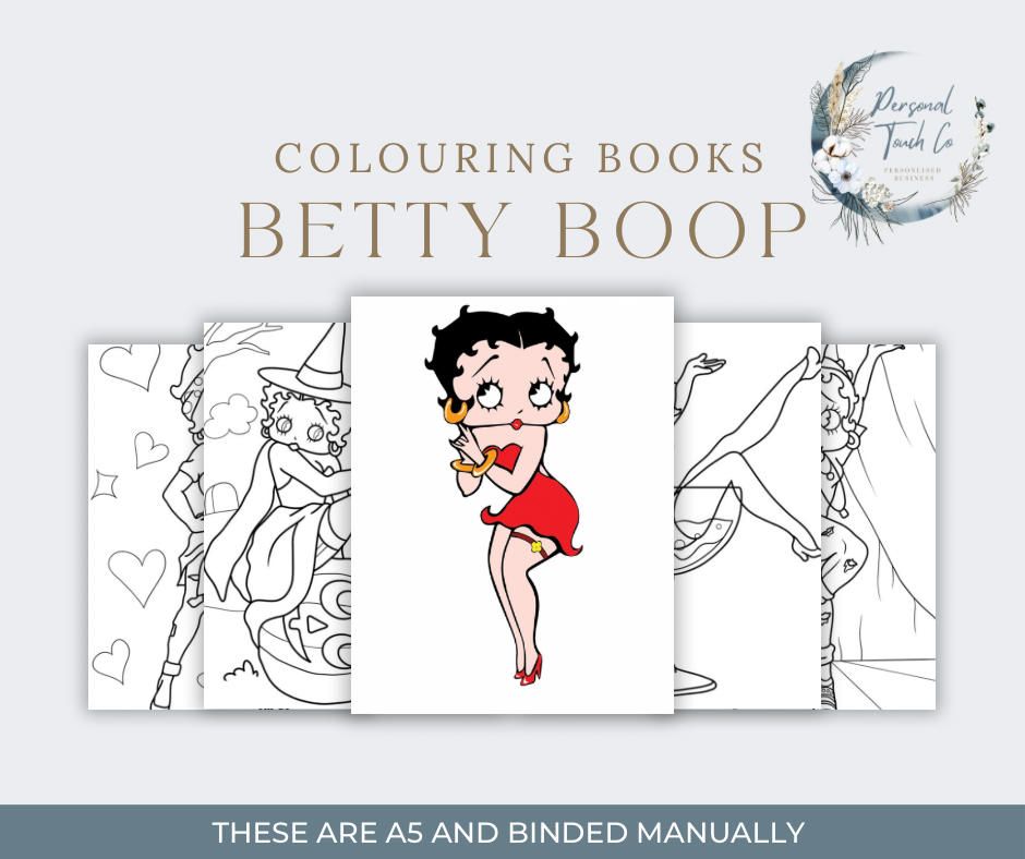 Betty boop colouring book