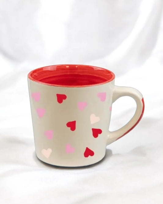 HEART PRINT MUG