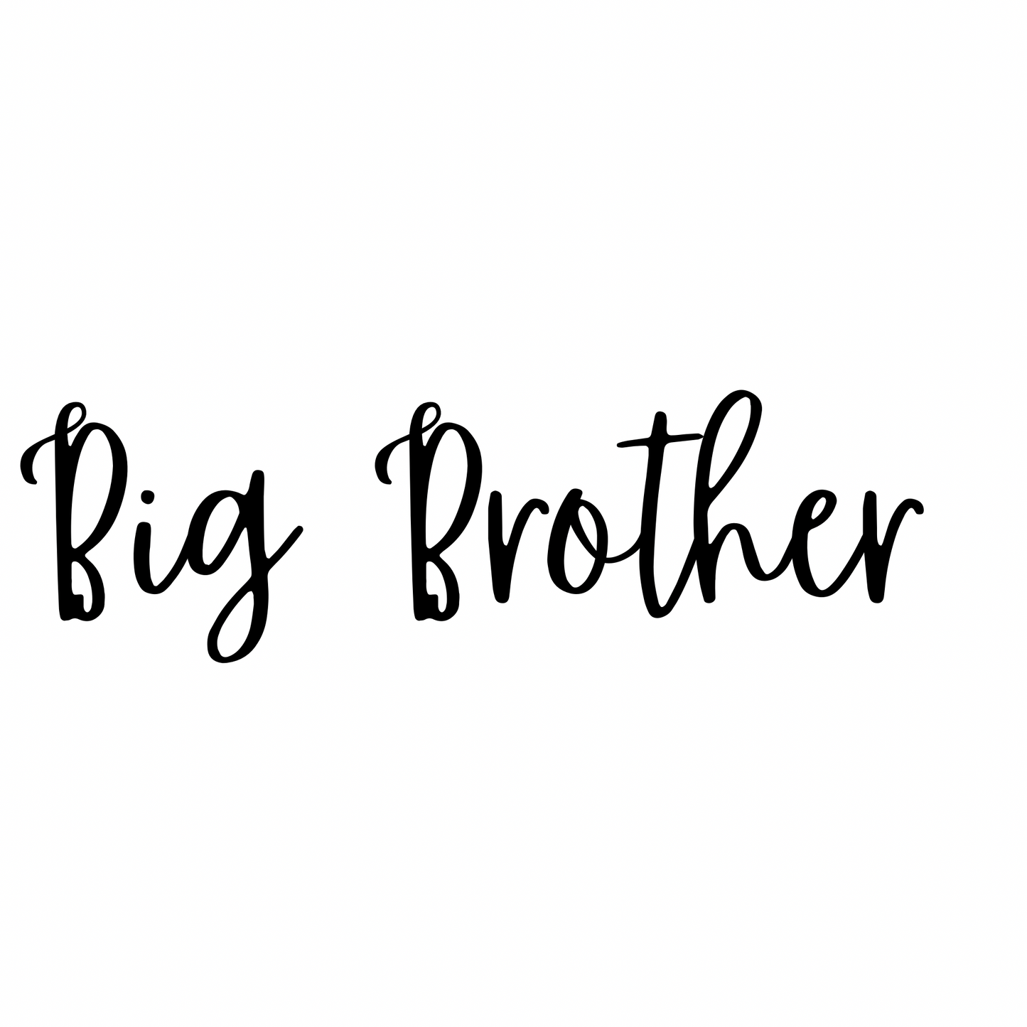 Big sister/big brother designs