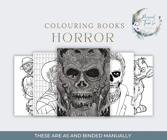 Horror colouring book