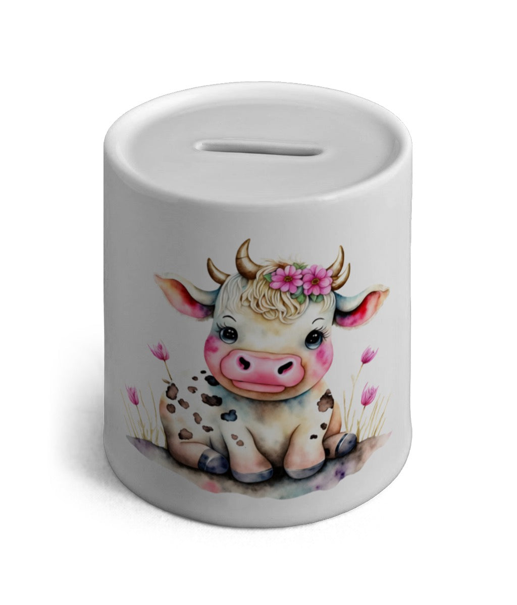 Cow money box