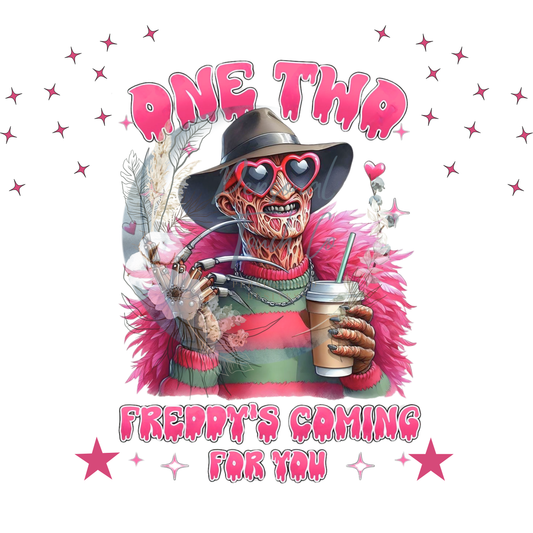 One two Freddy’s coming for you dtf transfer