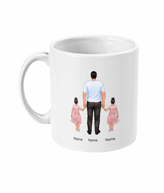 Dad with twins