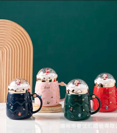 Ceramic christmas Santa mugs