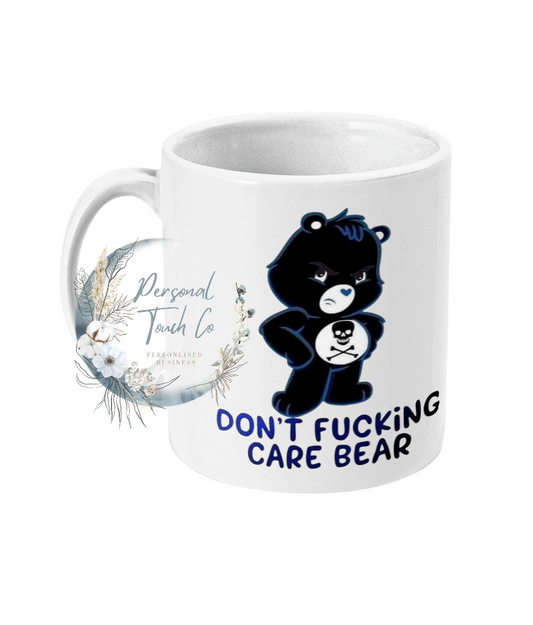 Don't F*cking care bear mug