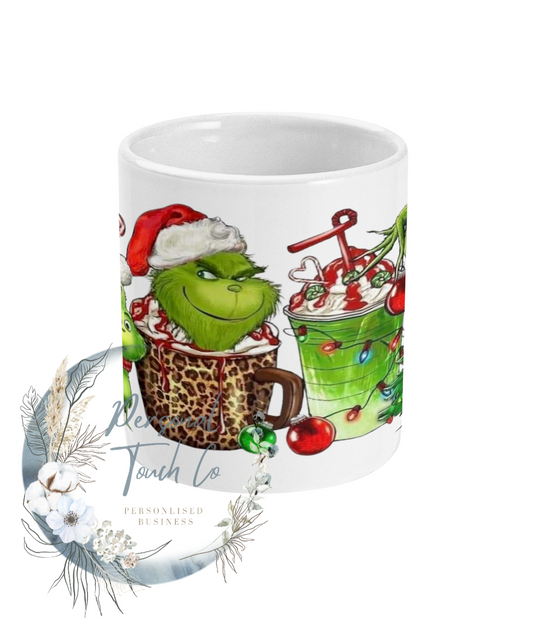 Grinch drink mug
