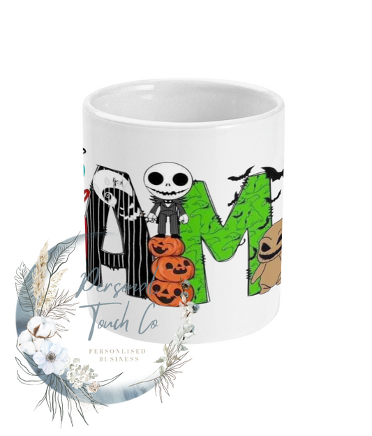 Mama jack skeleton mug