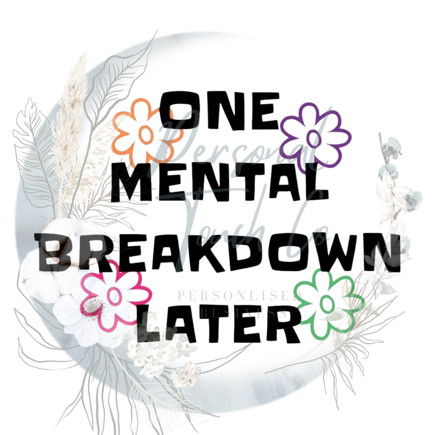 One mental breakdown later  DTF 20cm