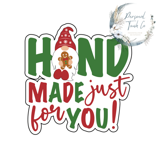 Hand made just for you - 1 sheet