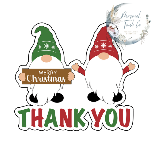 Merry christmas thankyou - 1 sheet