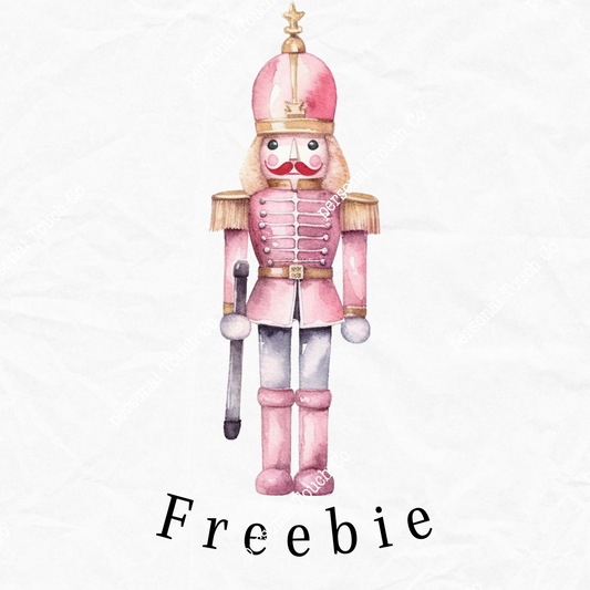 Pink Nutcracker sticker 1 sheet
