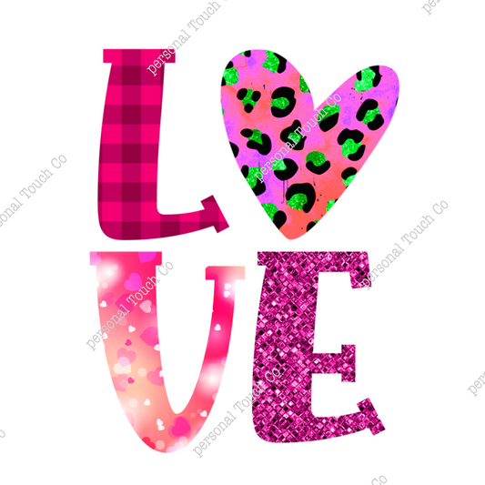 L♡ve sticker 1 sheet