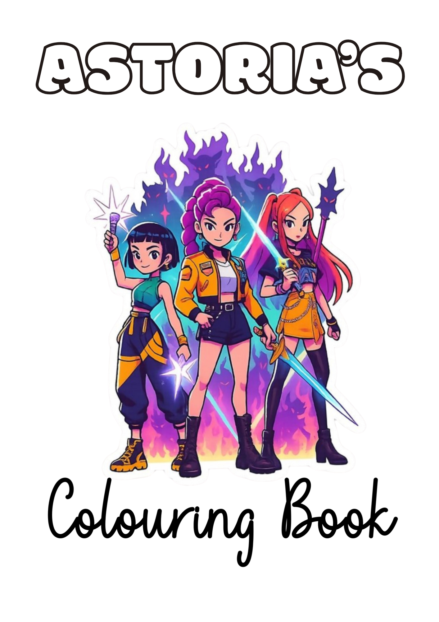 Kpop colouring book