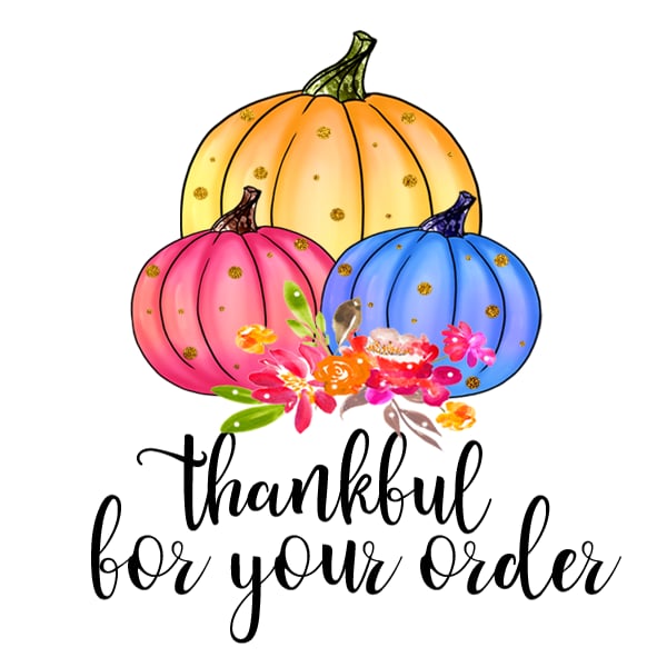 Fall packaging stickers Set 1