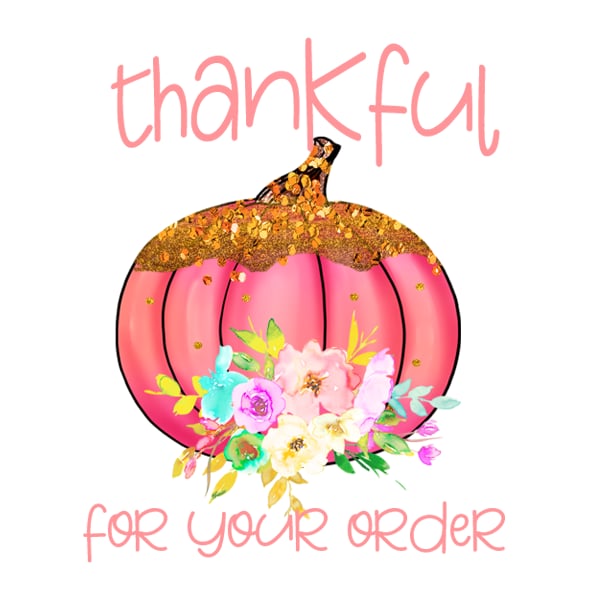 Fall packaging stickers Set 1