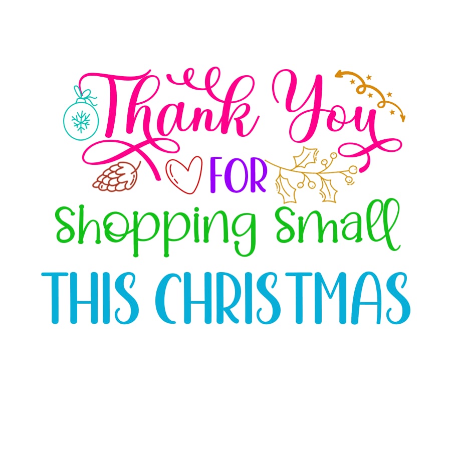 Christmas packaging stickers Set 1