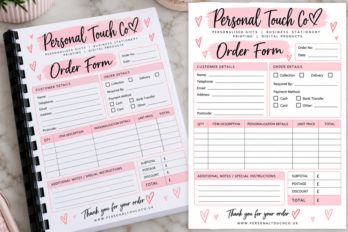 Custom order book