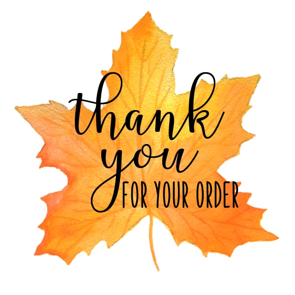 Fall packaging stickers Set 1