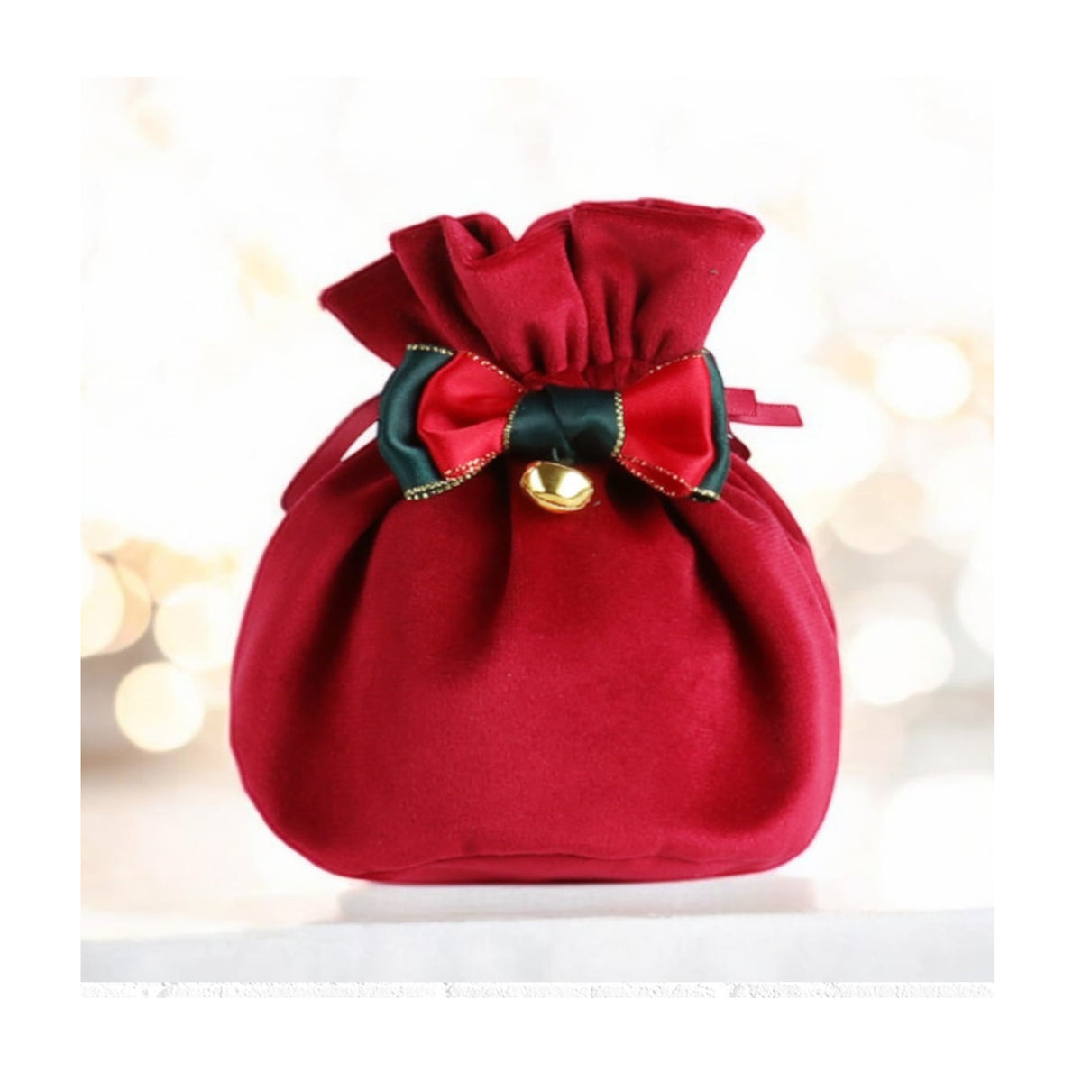 Personlised christmas bag - christmas red