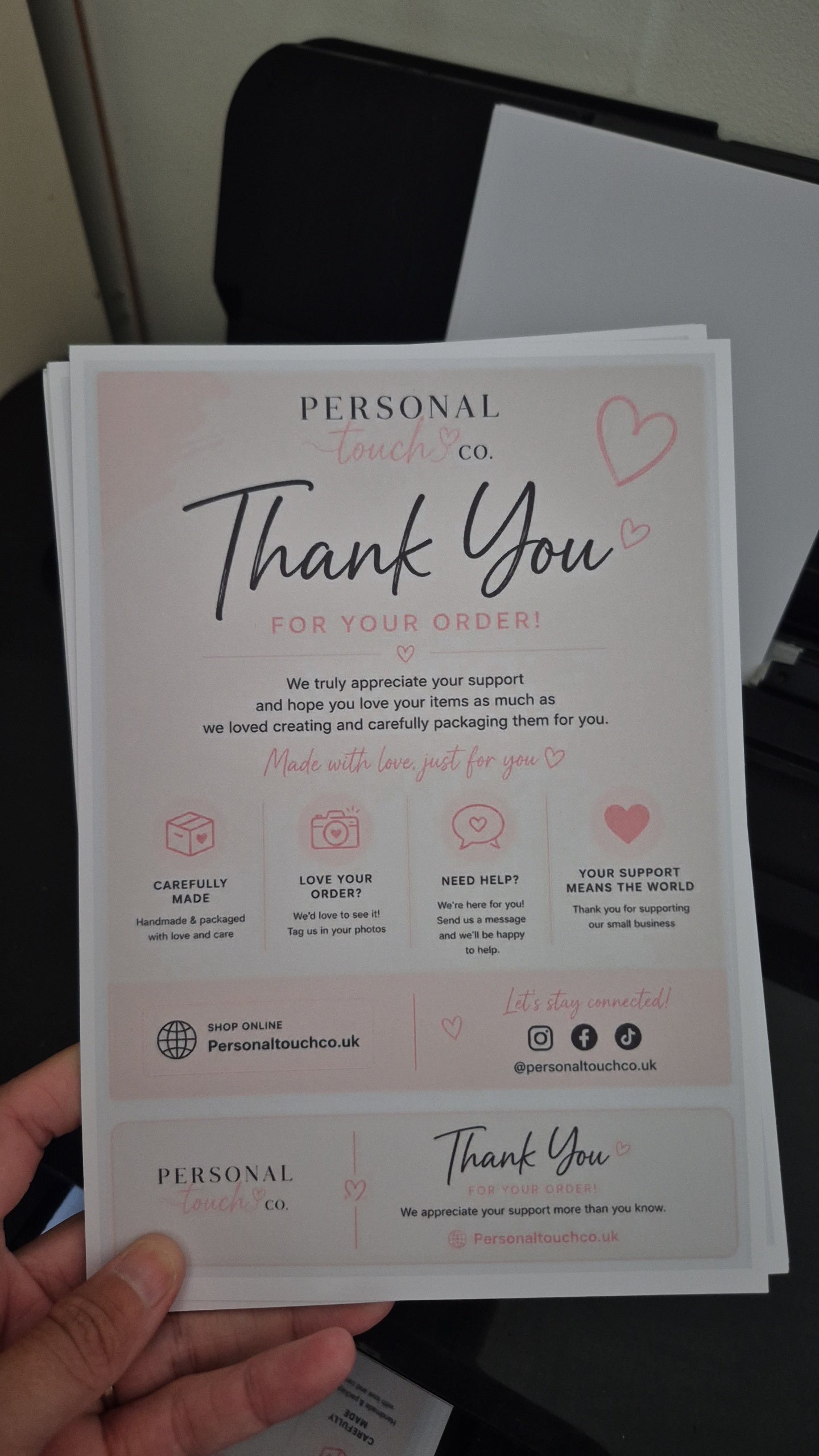 A5 card flyers