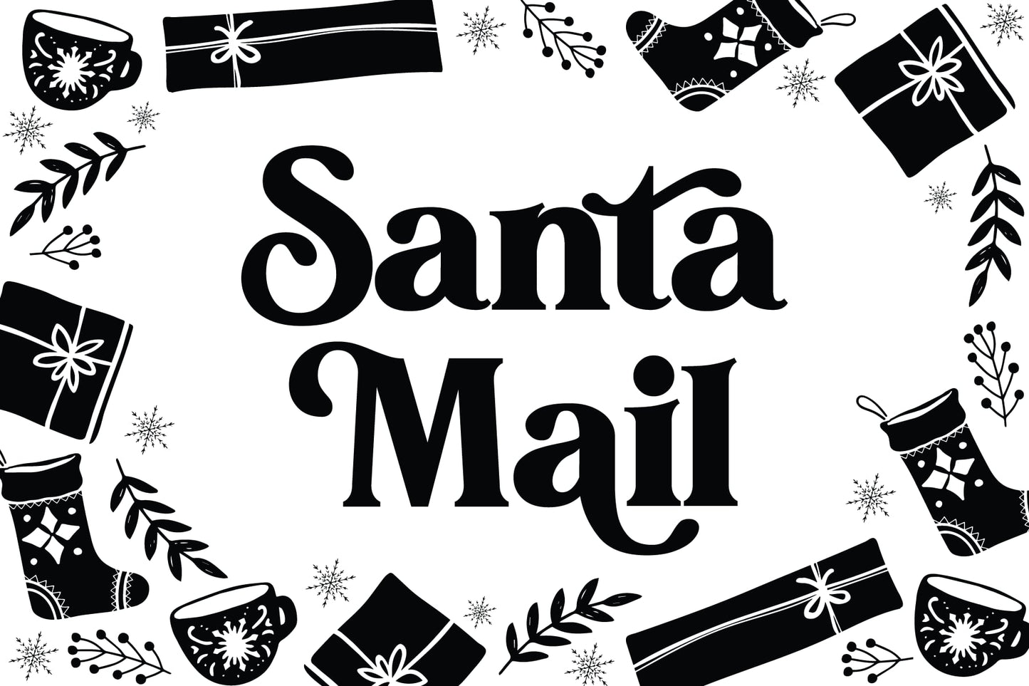 Christmas thermal stickers