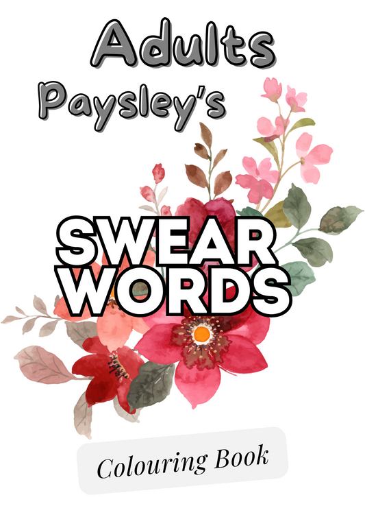Adult swear words colouring book