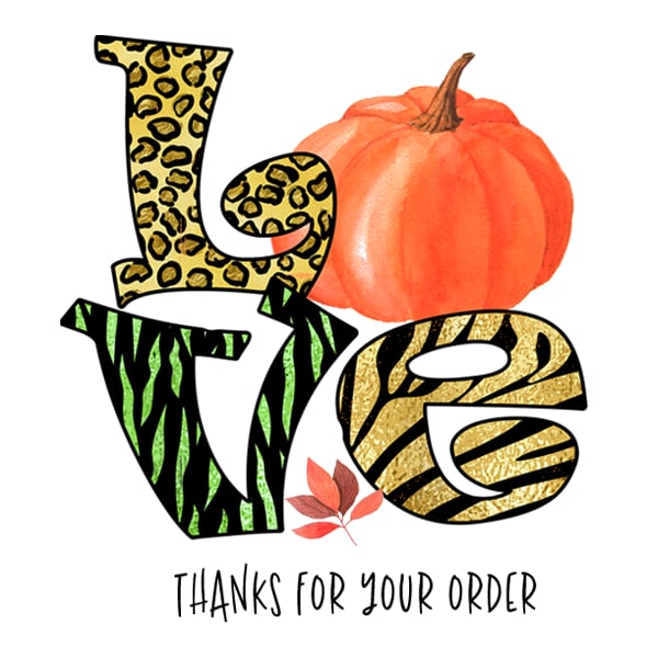 Fall packaging stickers Set 1